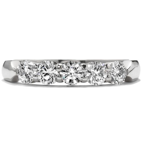 FIVE STONE WEDDING BAND