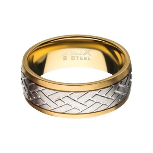 Borde IP dorado con anillo de tejido de acero - Imagen 2