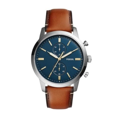 Townsman 44mm Chronograph Luggage Leather Watch
