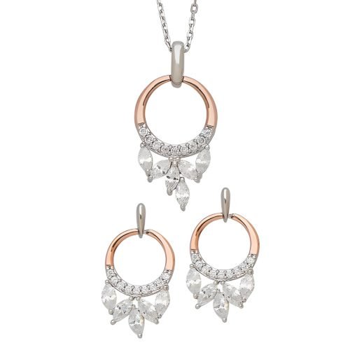 Conjunto de Collar y Aretes