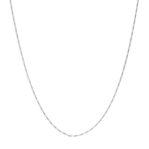 Sterling Silver  Figaro Chain with Lobster Lock