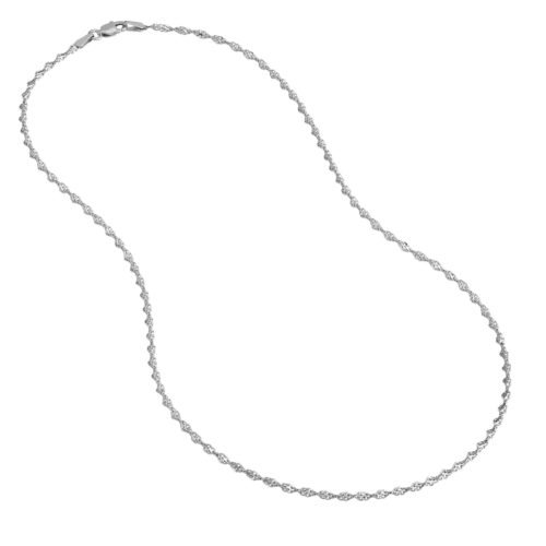 Sterling Silver Dorica Chain with Lobster Lock - Image 2