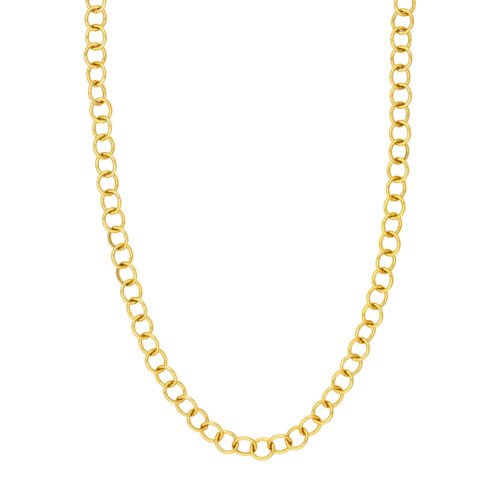 Hollow Rounded Wire Link Chain