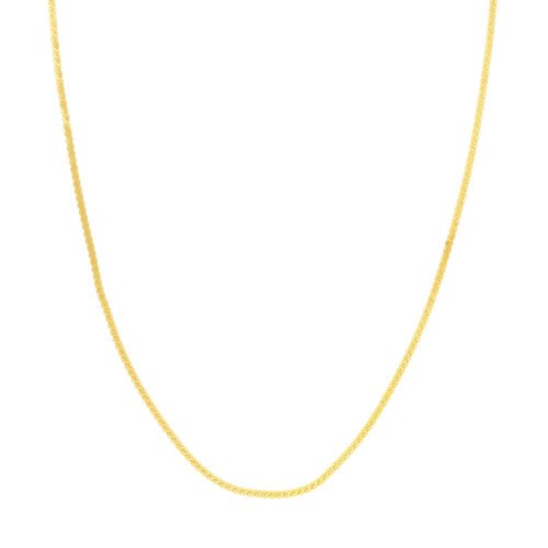 Serpentine Chain with Lobster Lock