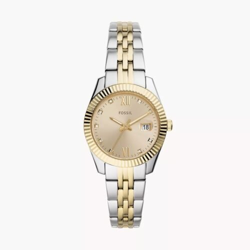 Fossil Scarlette Mini Three-Hand Date Two-Tone