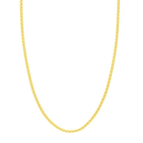 Solid Round Box Chain with Lobster