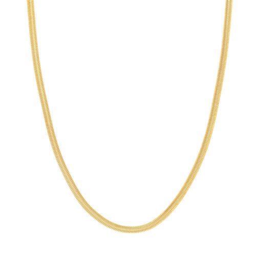 Light Oval Snake Chain with Lobster