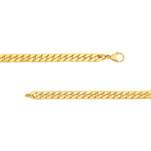 Polished Flat Curb Chain - Imagen 2